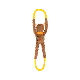 Zippy Paws RopeTugz Plush Squeaker Dog Toy - Moose image 0