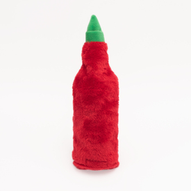 Zippy Paws Hot Sauce Crusherz Crunch & Squeak Dog Toy - Red Rooster image 0