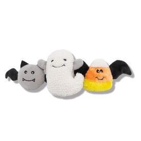Zippy Paws Plush Squeaker Dog Toy - Halloween Miniz - Flying Frights 3- Pack  image 0