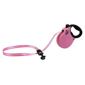 Alcott Flexi-ble Adventure Retractable Tape Dog Leash - Pink image 0