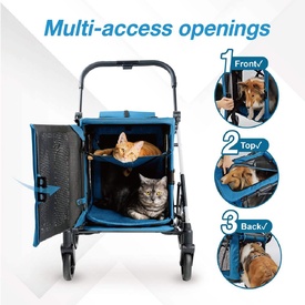 BigBuddy 2-in-1 Pet Stroller & Crate Combo | Versatile, Comfortable, and Durable image 0