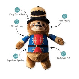Fringe Studio I Crush a Lot Plush Squeaker Christmas Dog Toy image 0
