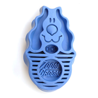KONG ZoomGroom Silicone Cleaning Brush for Dogs image 0