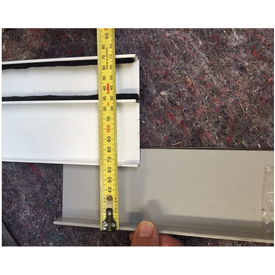 Patiolink L Profile Adapter Extender Panel for Tracks wider than 10cm image 0