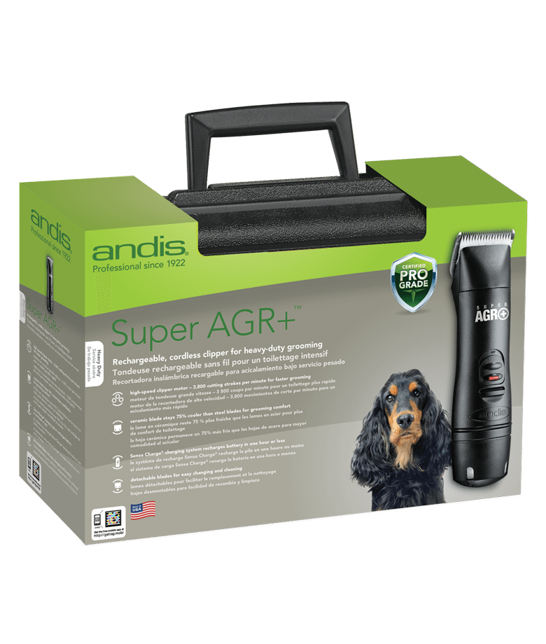 Andis Super AGR+ Cordless Pet Clipper for Dogs