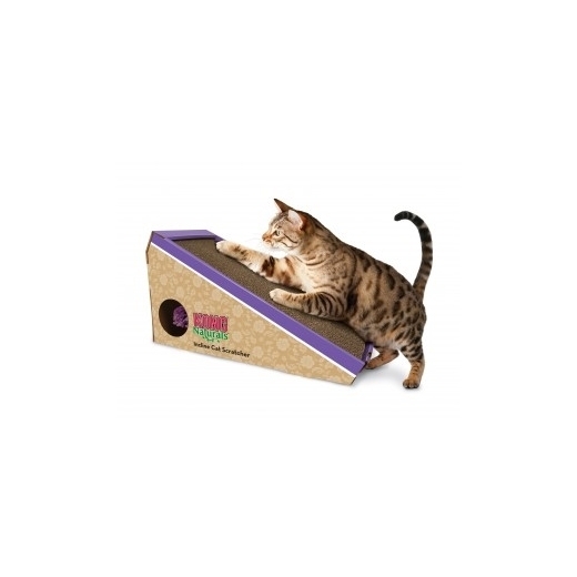 KONG Naturals Incline Cardboard Cat Scratcher image 1