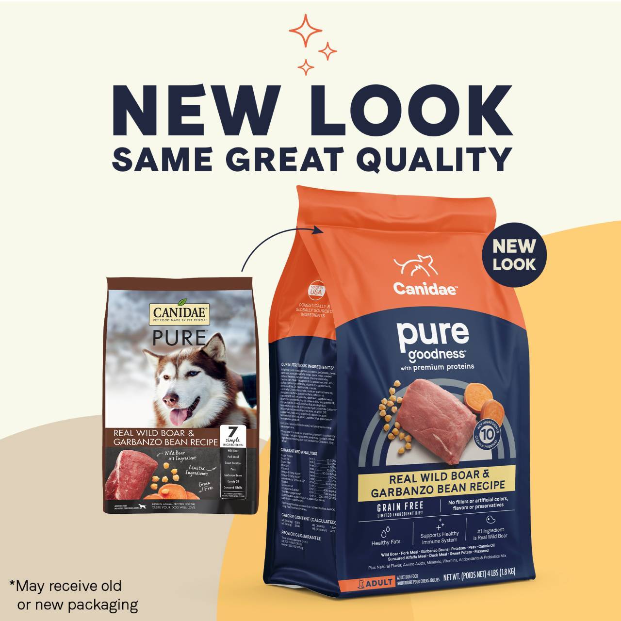CANIDAE PURE Wild Grain Free Formula with Fresh Wild Boar Dry Dog Food 10.8kg image 1
