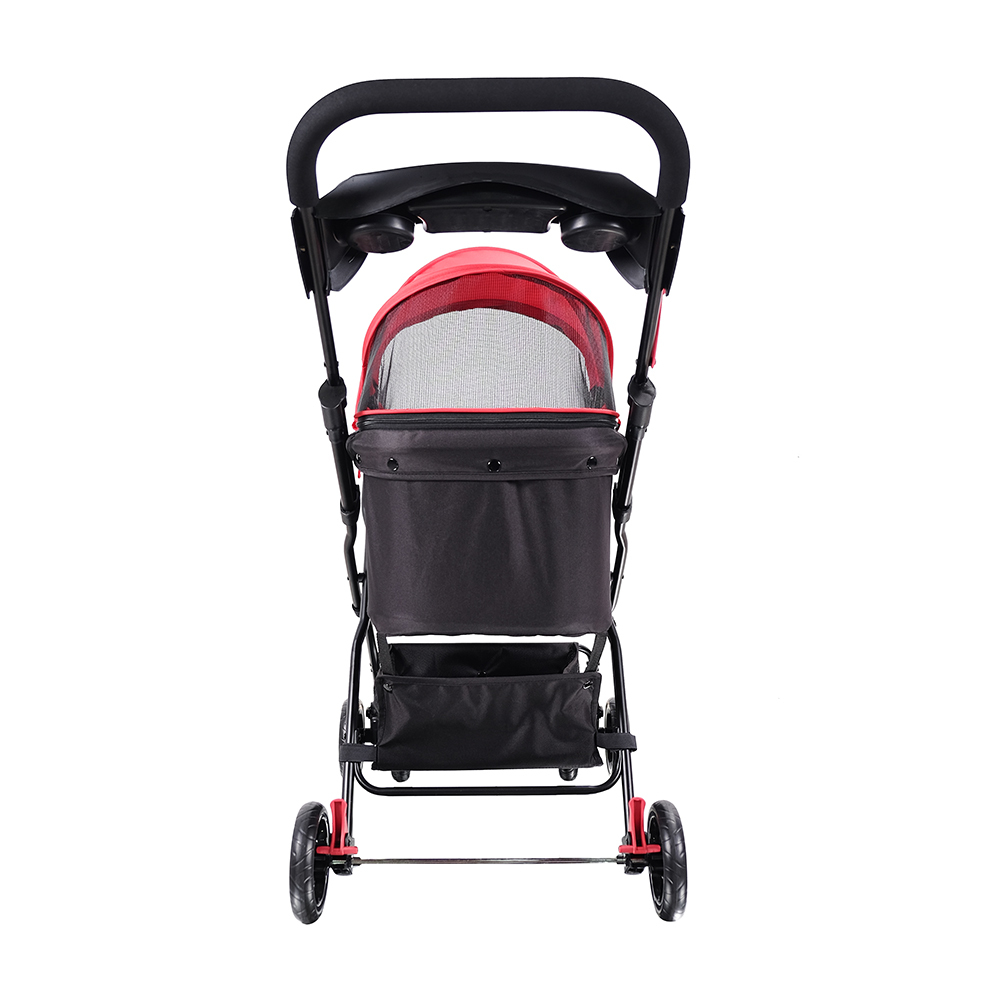 Ibiyaya Easy Strolling Pet Buggy for Cats & Dogs up to 20kg - Rouge Red image 1