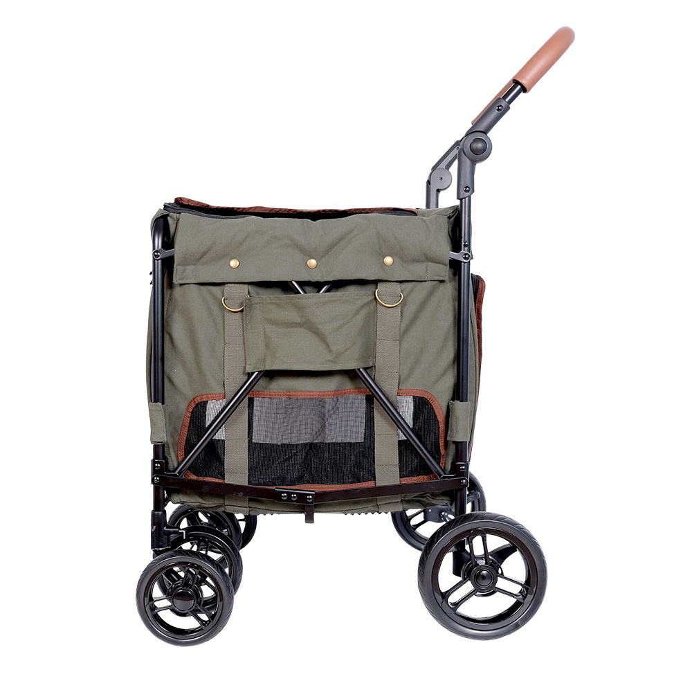 Ibiyaya Gentle Giant Dual Entry Easy-Folding Pet Wagon Stroller Pram for Dogs up to 25kg image 1