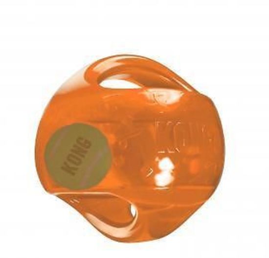 KONG Jumbler Rubber Ball with Hidden Tennis Ball Dog Toy image 1