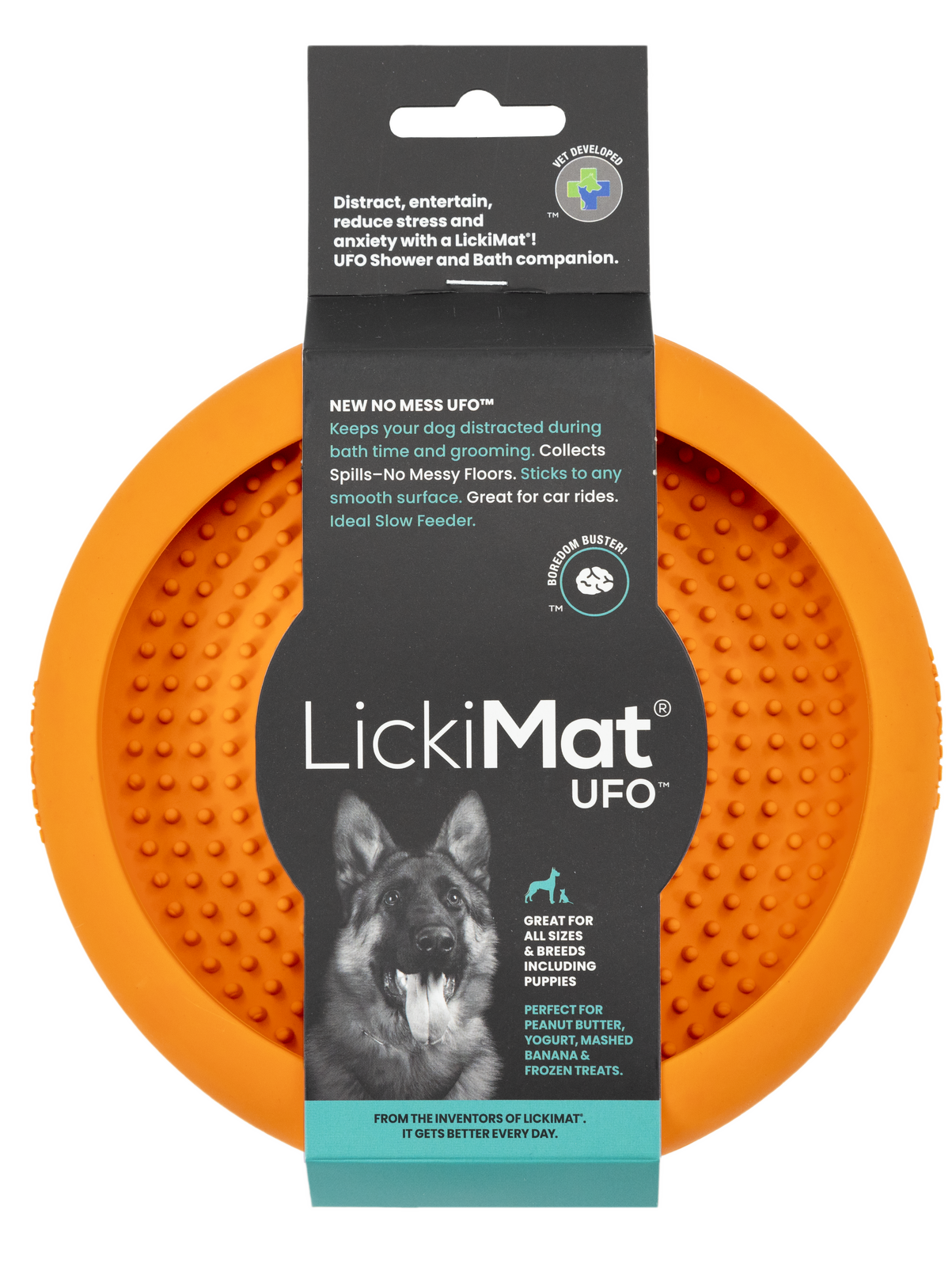 Lickimat UFO Slow Food Anti-Anxiety Licking Dog Bowl image 1