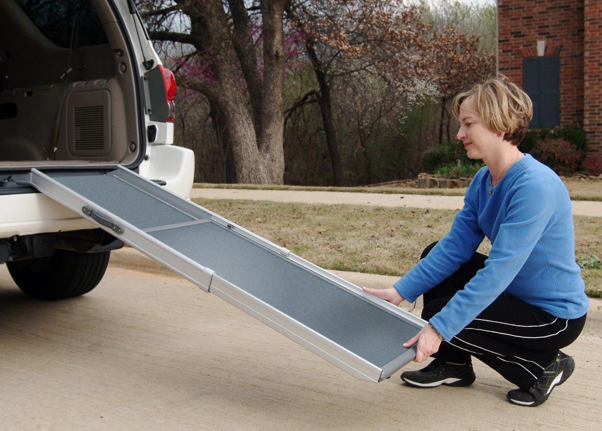 deluxe telescopic dog ramp by solvit