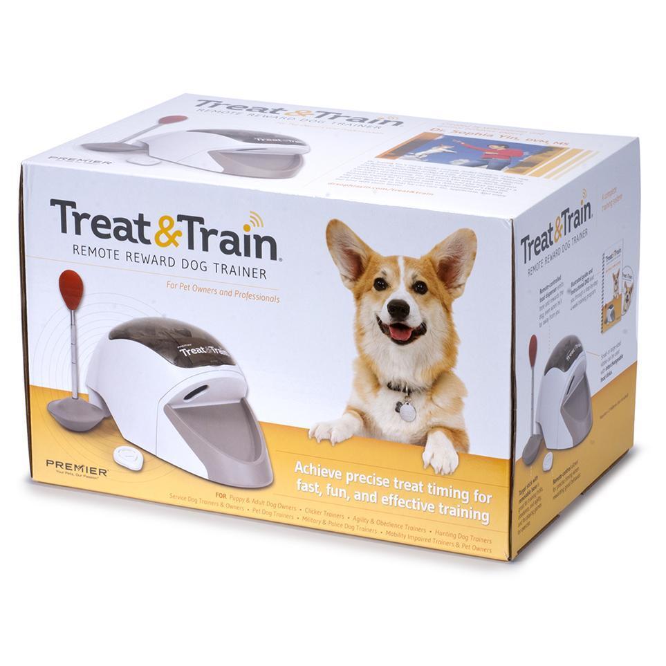 Petsafe Treat and Train Remote Reward Dog Trainer Treat Dispenser image 1