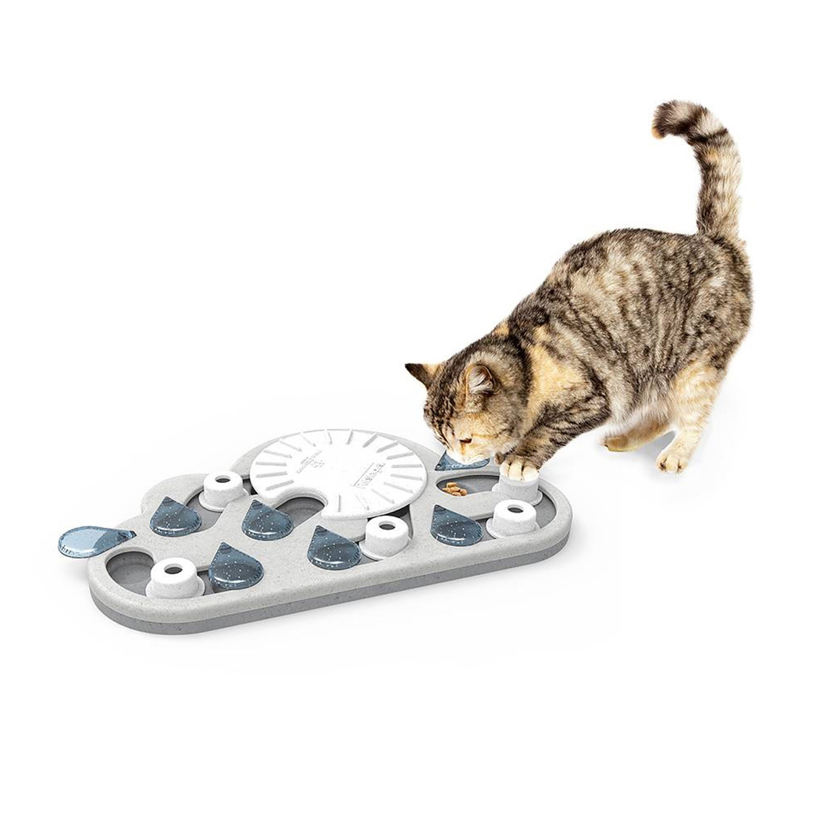 Nina Ottosson Puzzle & Play Rainy Day Treat Dispensing Cat Toy image 1
