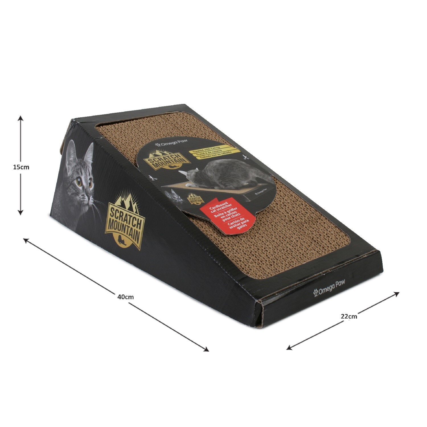 Omega Paw Mountain Ripple Board Cat Scratcher