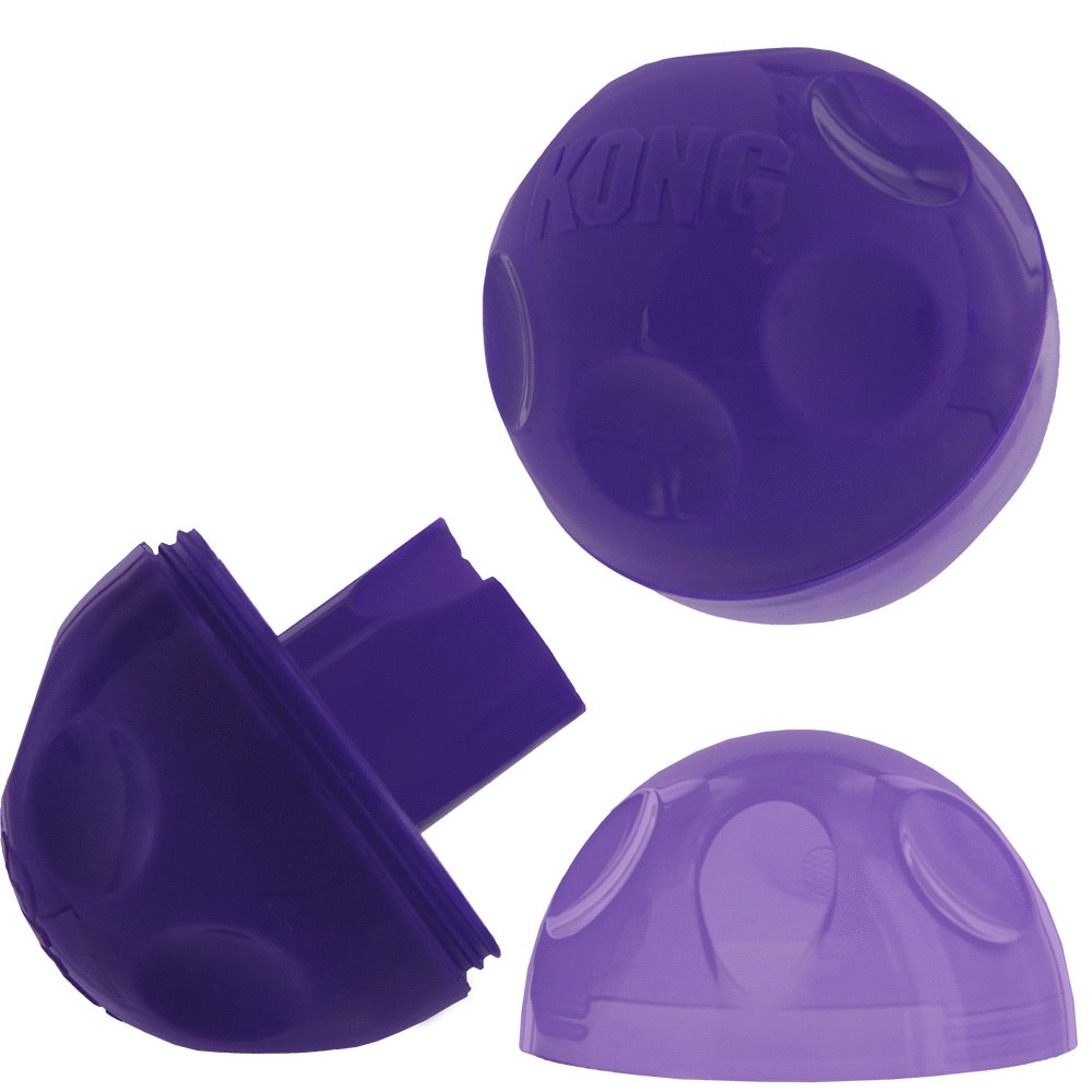 KONG Active Cat Treat Ball and Food Dispenser x Pack of 3 Unit/s image 1