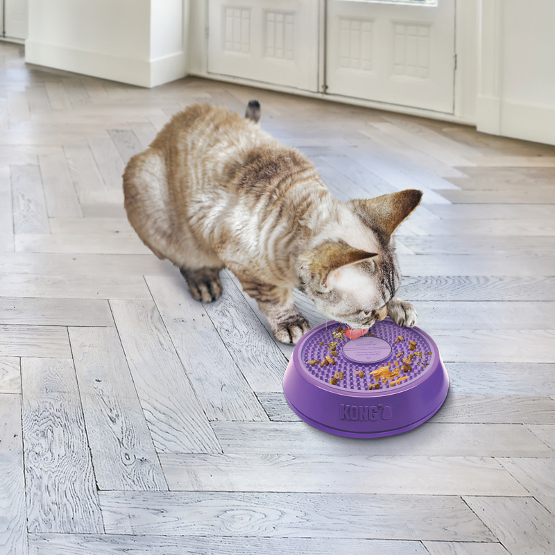 KONG Licks Spin Multi Layered Spinning Food Bowl Bulk Packs of 3 Kong