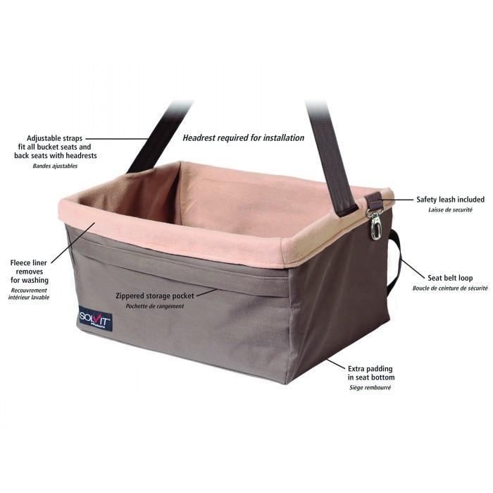 Happy Ride Pet Safety Seat cradles l Booster Seats for Dogs
