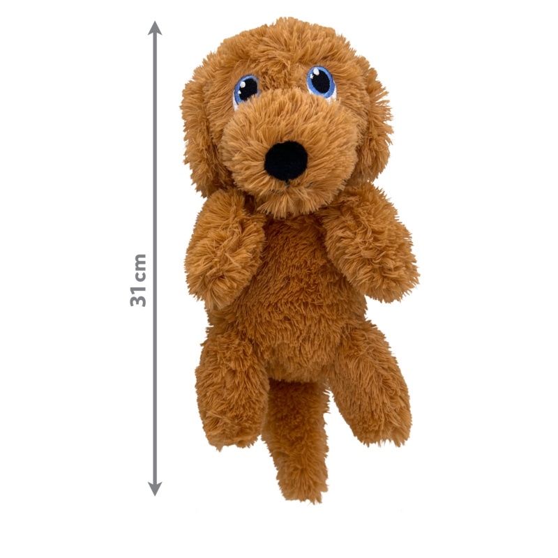 KONG Comfort Pups Plush Dog Toy Goldie Bulk Pack of 3