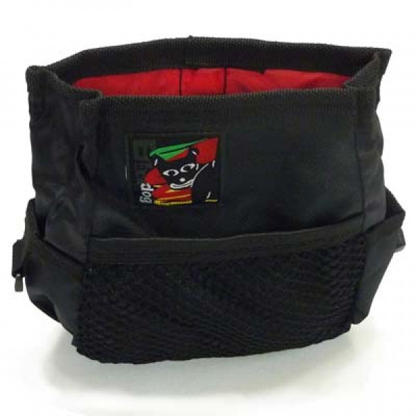Black Dog Treat & Training Tote Bag with Adjustable Belt image 1