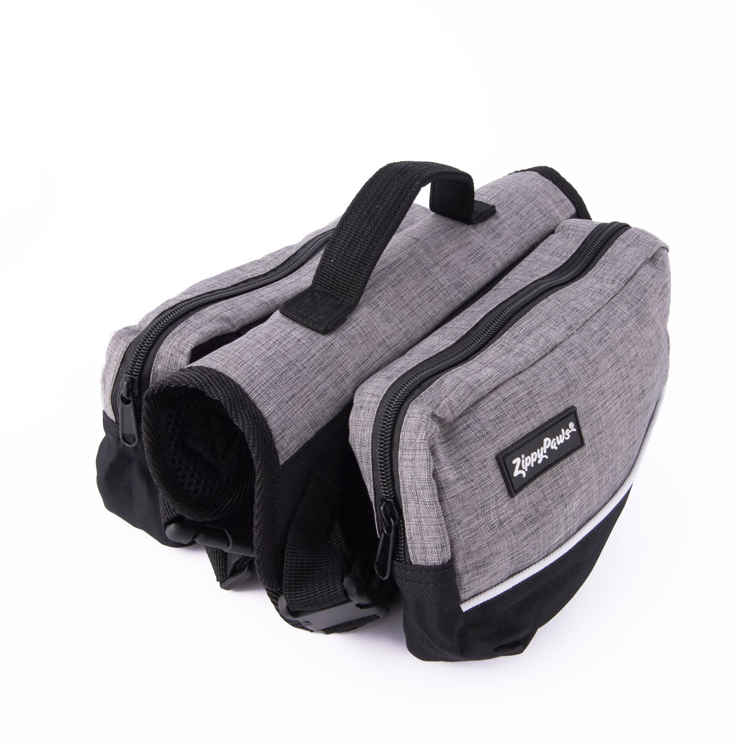 Zippy Paws Dog Backpack in Graphite Grey image 1