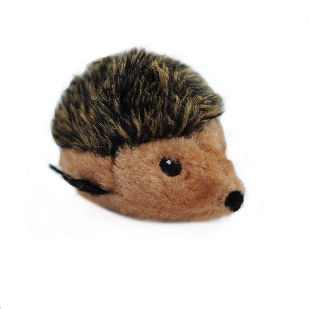Zippy Paws Interactive Burrow Dog Toy - Hedgehog Den with 3 Hedgedogs image 1