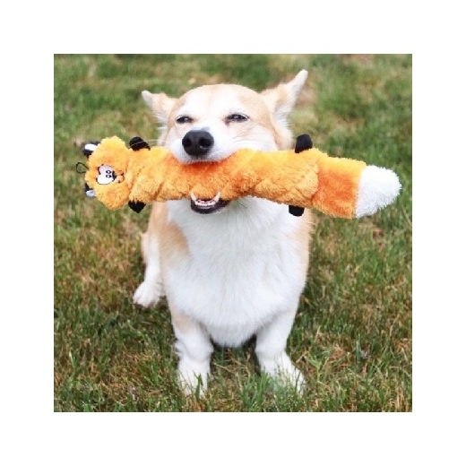 Zippy Paws Jigglerz Shakeable Dog Toy - Fox image 1
