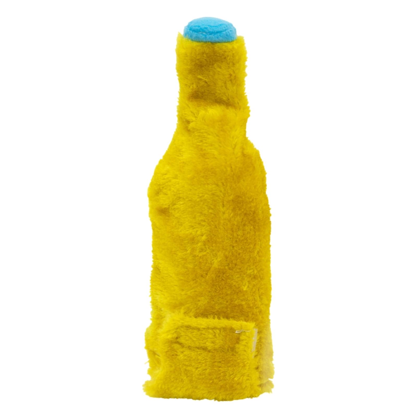 Zippy Paws Happy Hour Crusherz with Replaceable Squeaker Bottle Dog Toy - Pilsner image 1
