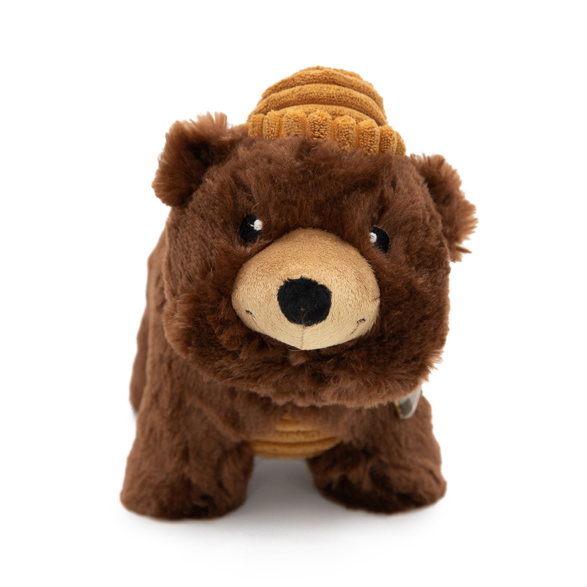 Zippy Paws Grunterz Plush Squeaker Dog Toy - Bear  image 1