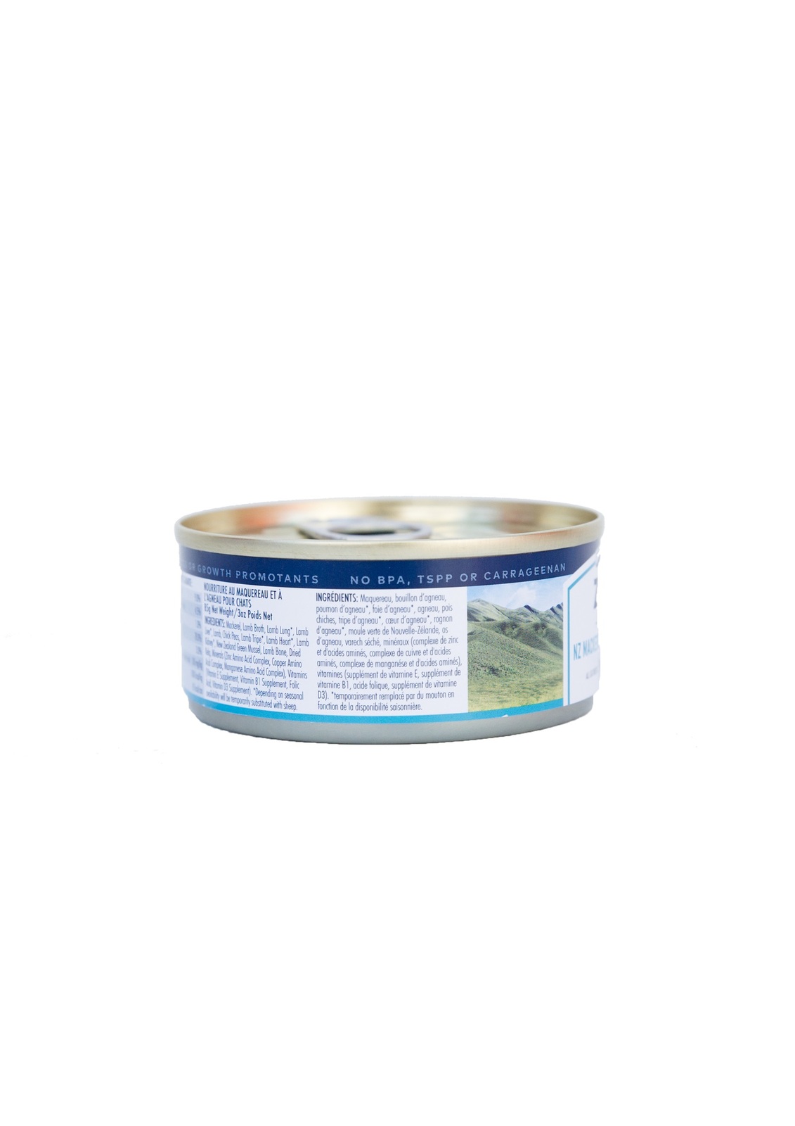 Ziwi Peak Moist Grain Free Cat Food - Mackerel & Lamb - 85g x 24 Cans image 1