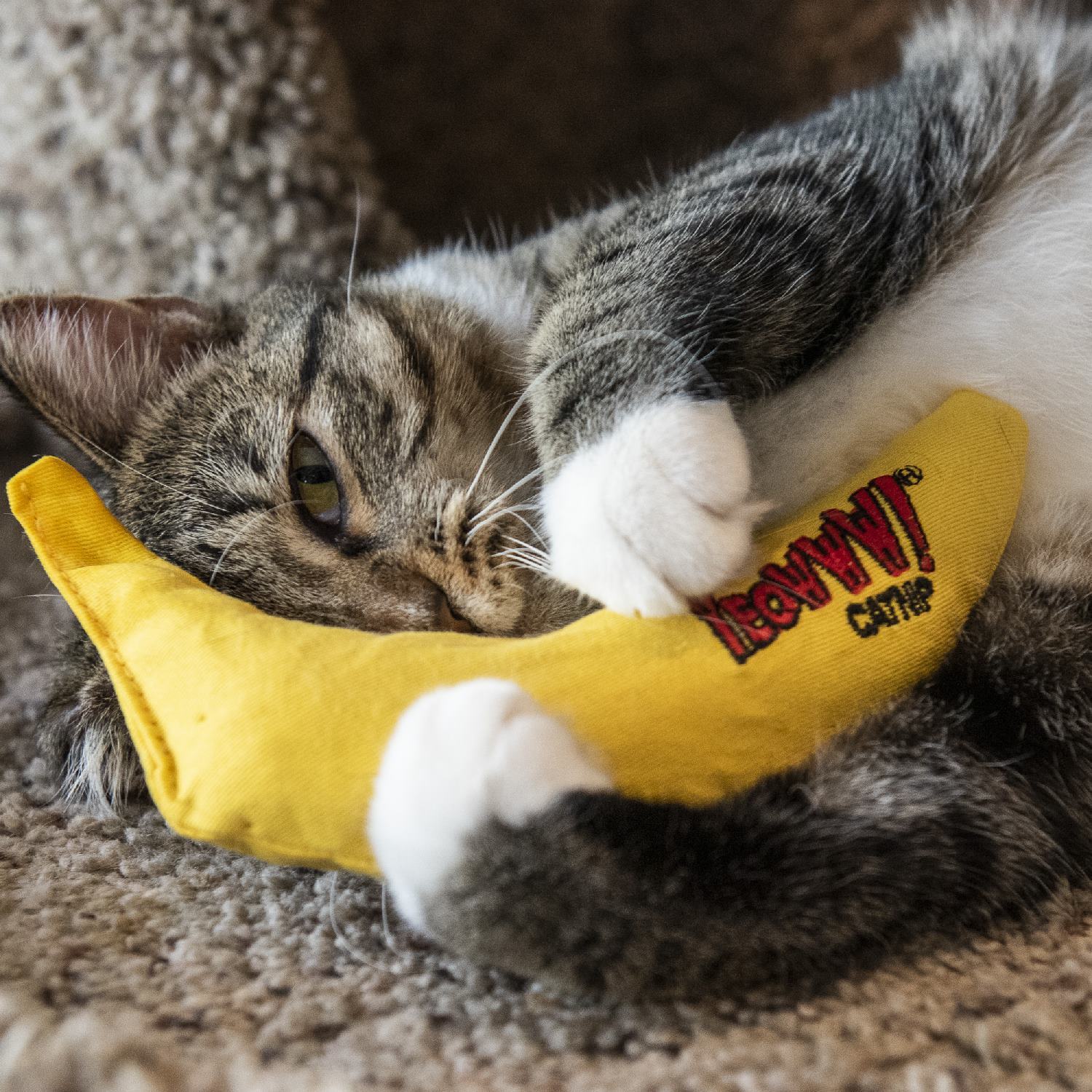Yeowww! Cat Toys with Pure American Catnip - Banana image 1