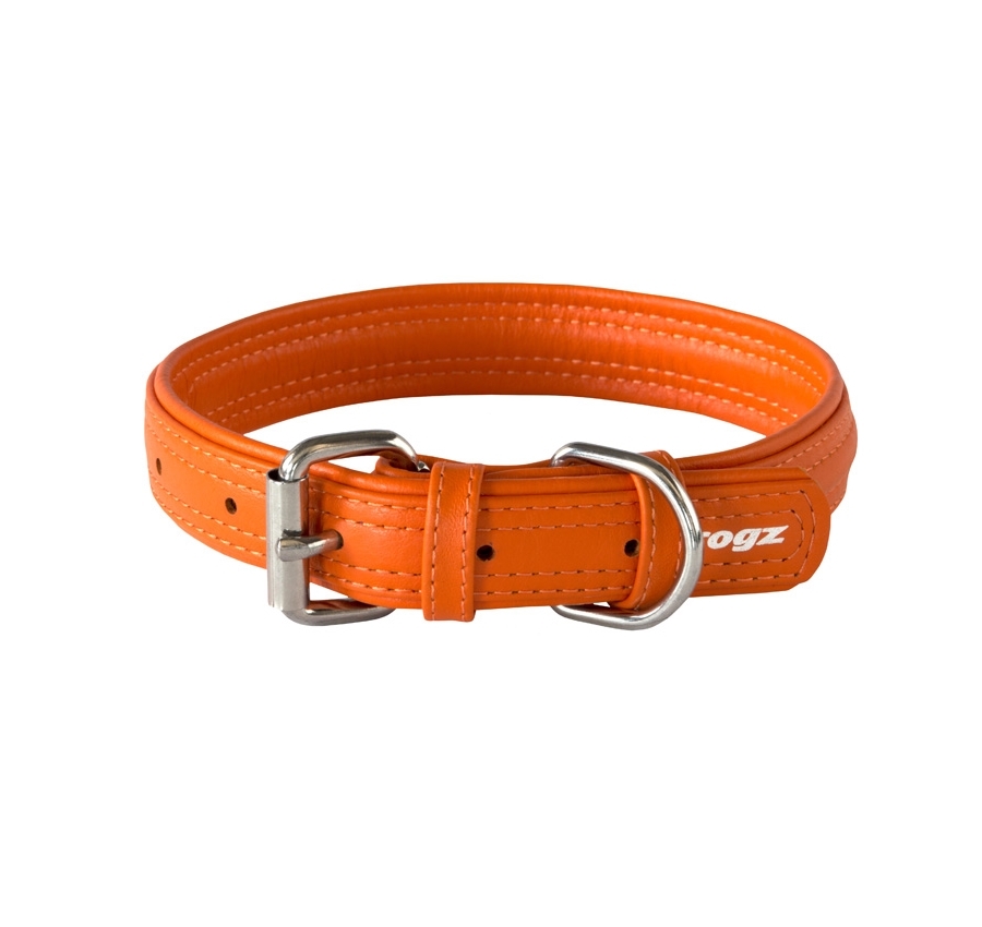 rogz leather collar
