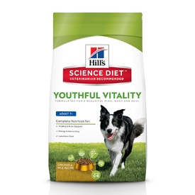 Hills Science Diet Adult 7+ Youthful Vitality Dry Dog Food 5.67kg image 1