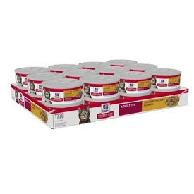Hills Science Diet Adult Tender Dinners Chicken Cat Food 156g x 24 Cans image 1