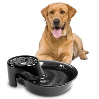 Pioneer Big Max Ceramic Pet Drinking Fountain 3.7 litres - Black image 1
