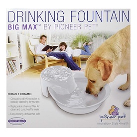 Pioneer Big Max Ceramic Pet Drinking Fountain 3.7 litres - White image 1
