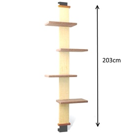 SmartCat Multi-Level Over-the-door Cat Climber Scratch Tower image 1