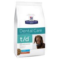 Hills Prescription Diet t/d Small Bites Dental Care Dry Dog Food 2.25kg image 1