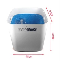 SmartCat The Ultimate Topbox Cat Litter tray with scoop - White image 1