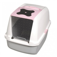 Catit "Clean" Covered & Lockable Cat Litter Tray Pan with Removable Cover image 1