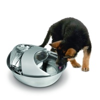 Pioneer Stainless Steel Raindrop Pet Dog Fountain 2.6 litres image 1