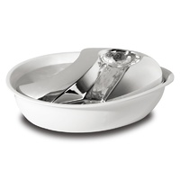 Pioneer Pet Raindrop Pet Drinking Fountain 1.7 litre - Plastic & Stainless Steel image 1