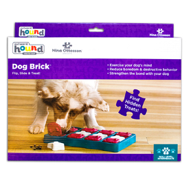 Nina Ottosson NEW Dog Brick Interactive Treat Dispenser Dog Toy  image 1