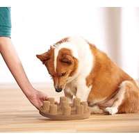 Nina Ottosson Smart Interactive Dog Toy in Wooden Composite image 1