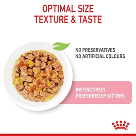 Royal Canin Instinctive Moist Kitten Food in Jelly x 12 Pouches image 1