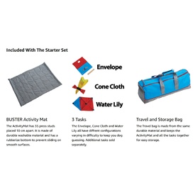 Buster Canvas Activity Snuffle Mat Starter Kit Interactive Dog Toy with 3 Activities Included image 1