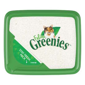 Greenies Feline Cat Dental Treats Catnip Flavour 277g Bulk Tub image 1