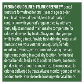 Greenies Feline Cat Dental Treats Oven Roasted Chicken Flavour 277g Tub image 1