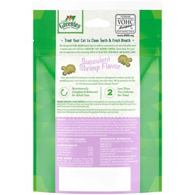 Greenies Feline Cat Dental Treats Succulent Shrimp Flavour 10 x 60g Packs image 1