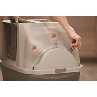 Smartsift Enclosed Semi-Automatic Cat Litter Sifter with Sift Lever image 1
